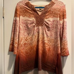 NEW WORLD BOHO STYLE KNIT SHIRT(A-40)
